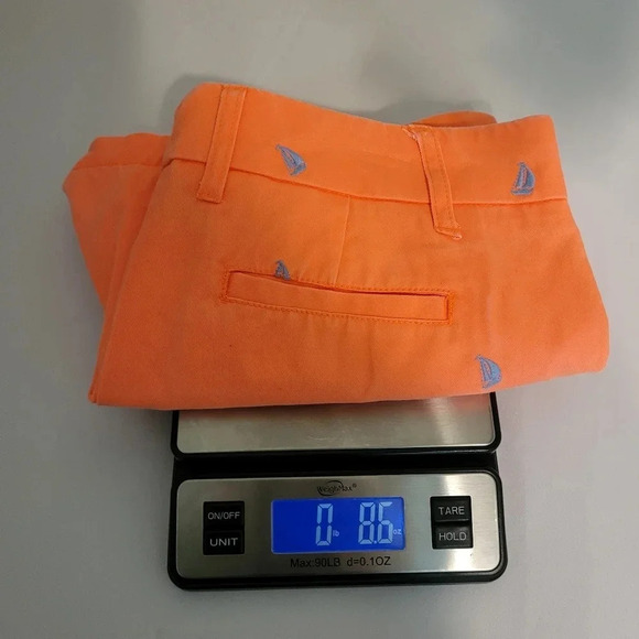 J. Crew Novelty Print Sail Boat Chino Broken-In Cotton Shorts sz 6 - Picture 7 of 7